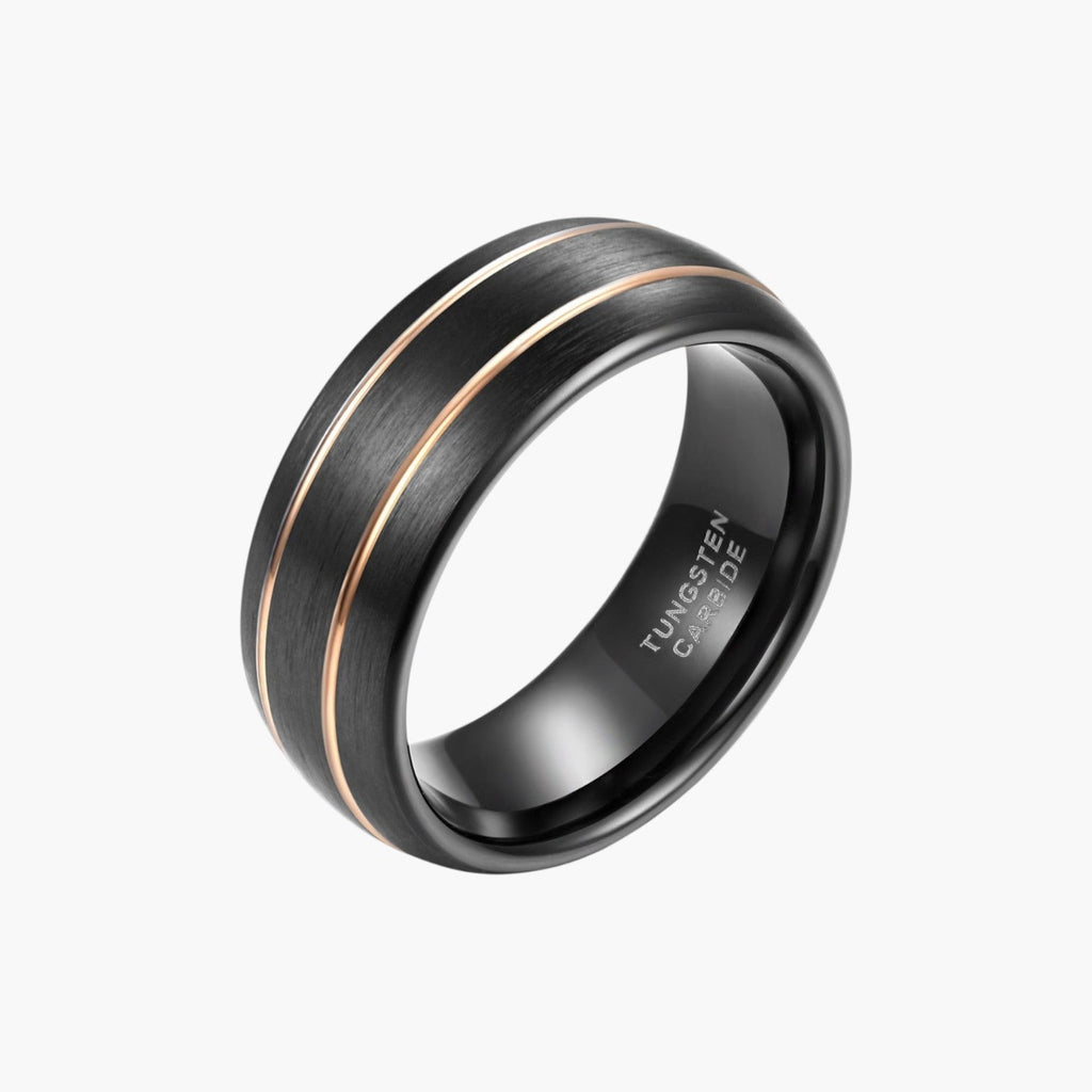 Anillo Clásico de Acero de Tungsteno