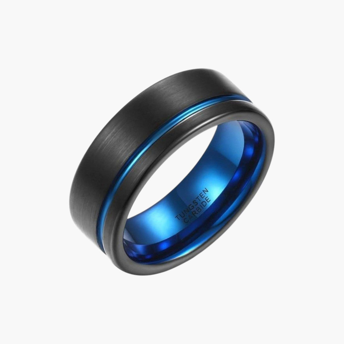 Anillo Clásico de Acero de Tungsteno