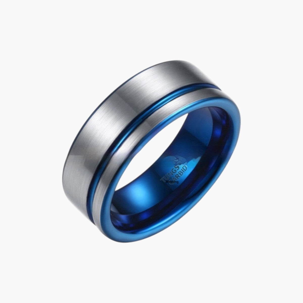 Anillo Clásico de Acero de Tungsteno