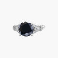 Ring Eclipse aus 925er Silber mit Moissanit