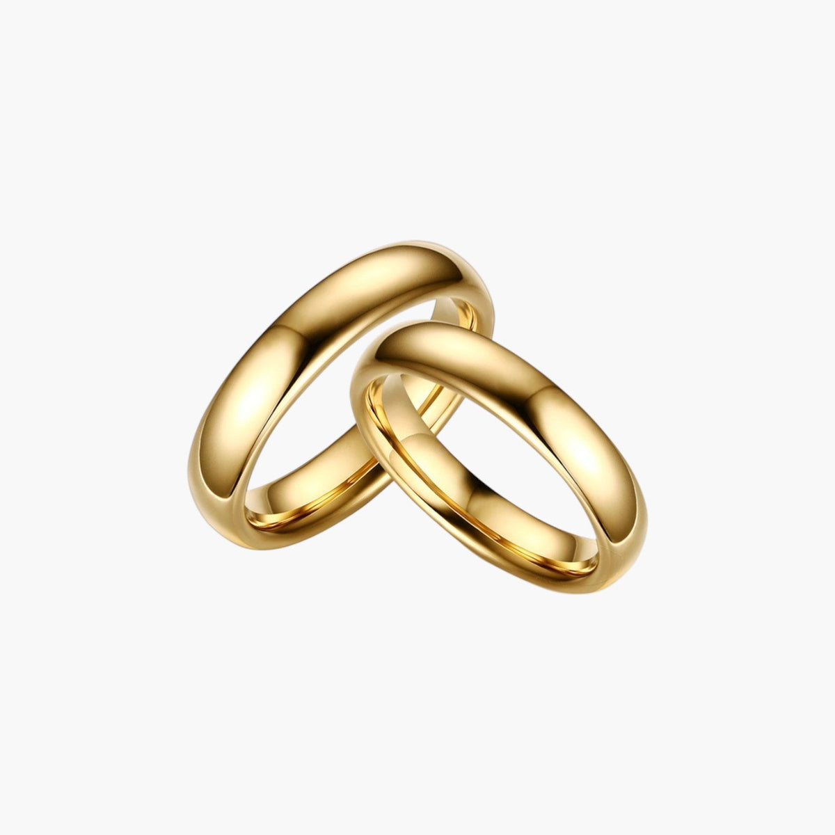 Anillo de pareja de acero de tungsteno