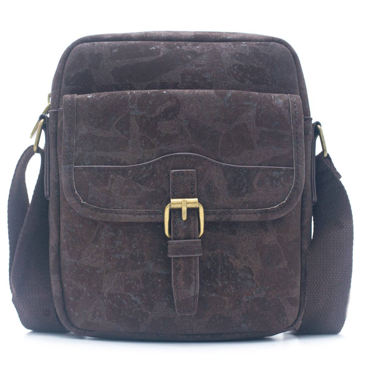 Natural Cork Men's Crossbody Bag Magnetic Closure BAG-2272