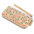 Various patterns natural cork women zipper card wallet- Vegan Cork Wallet BAG-2216