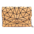 Geometrische Ketten-Umhängetasche aus Kork BAG-2069
