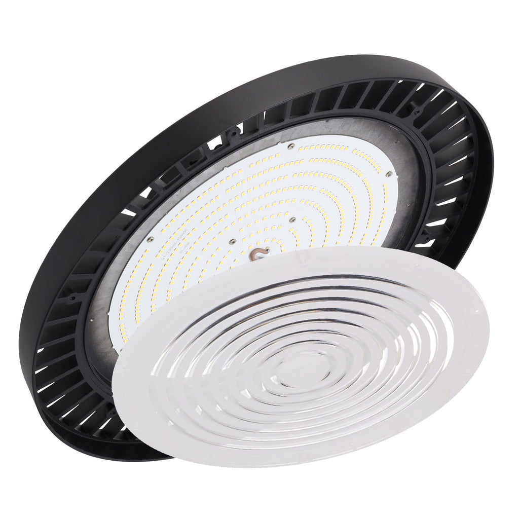 Campânula LED 200W 34000Lm 5000ºK Intensidade/Ângulo de Abertura Ajustável IP65 50000H [1177-HB-JL16AL-200W-CW]