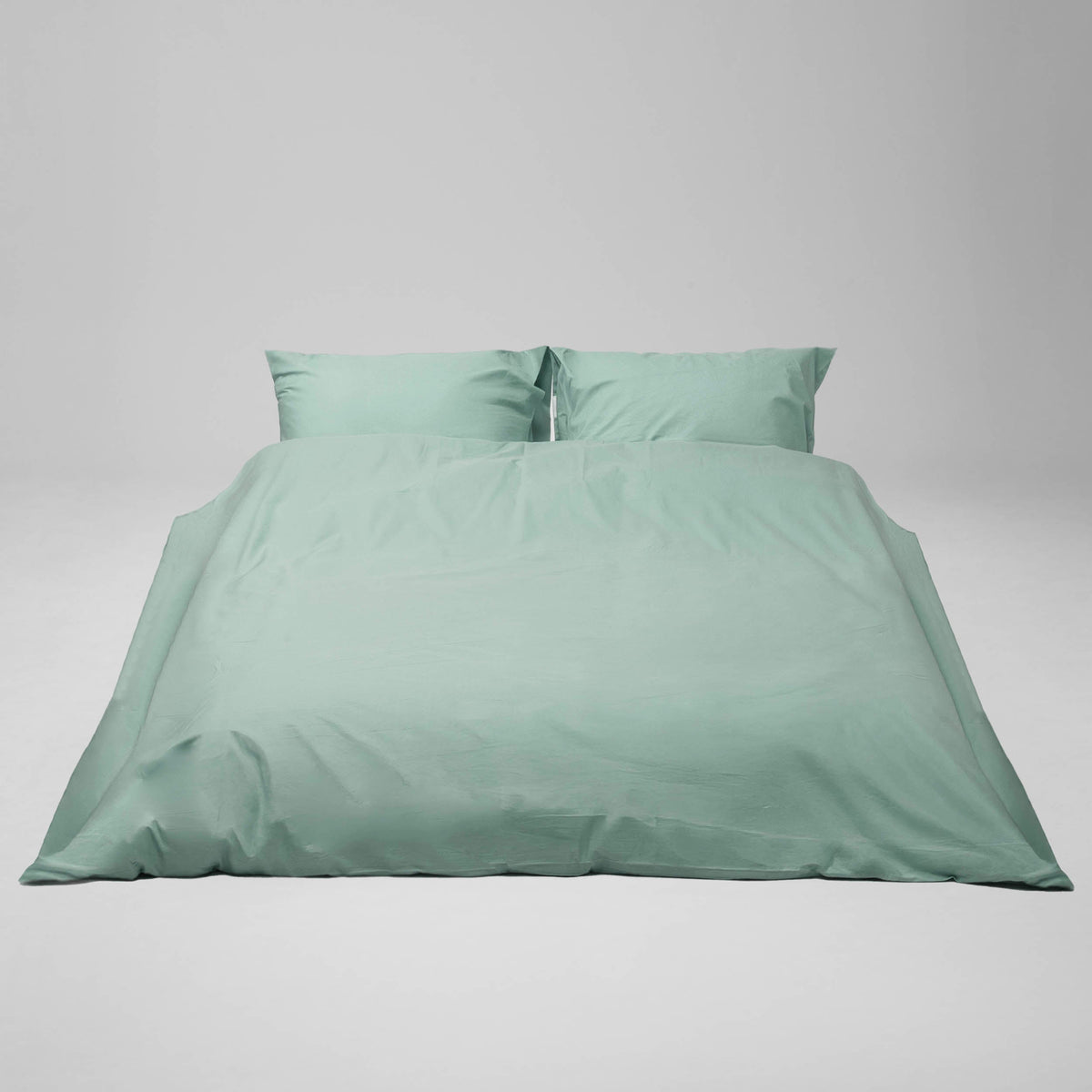 Fitted sheet - 200 threads percale (Soft Green)