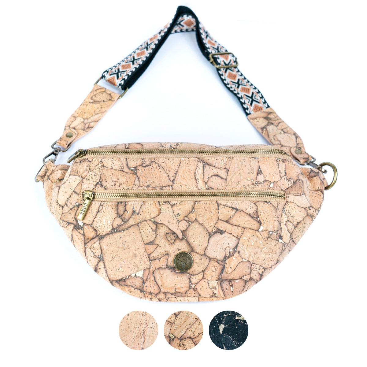 Bandolera de corcho unisex / Mochila cruzada de corcho BAG-2345