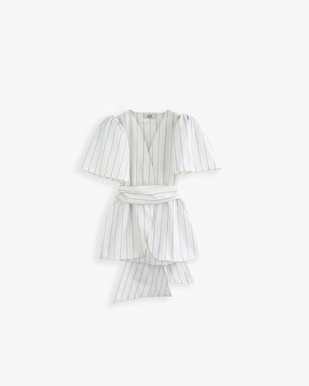 Blusa | Honey "stripes" cinturón y manga extra grande Adulto