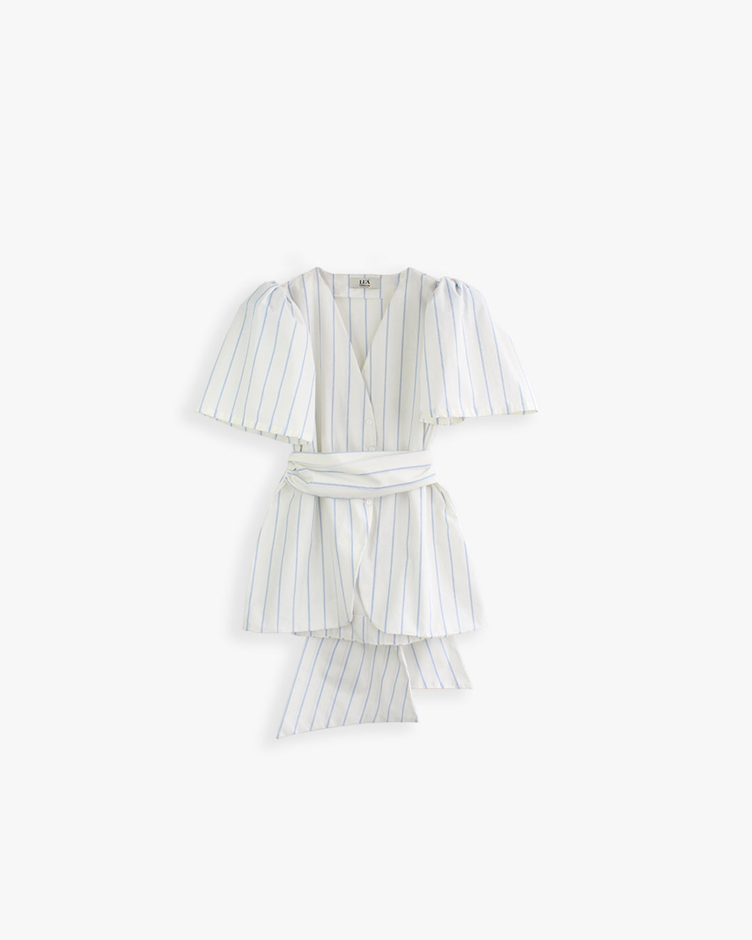 Blusa | Honey "stripes" cinturón y manga extra grande Adulto