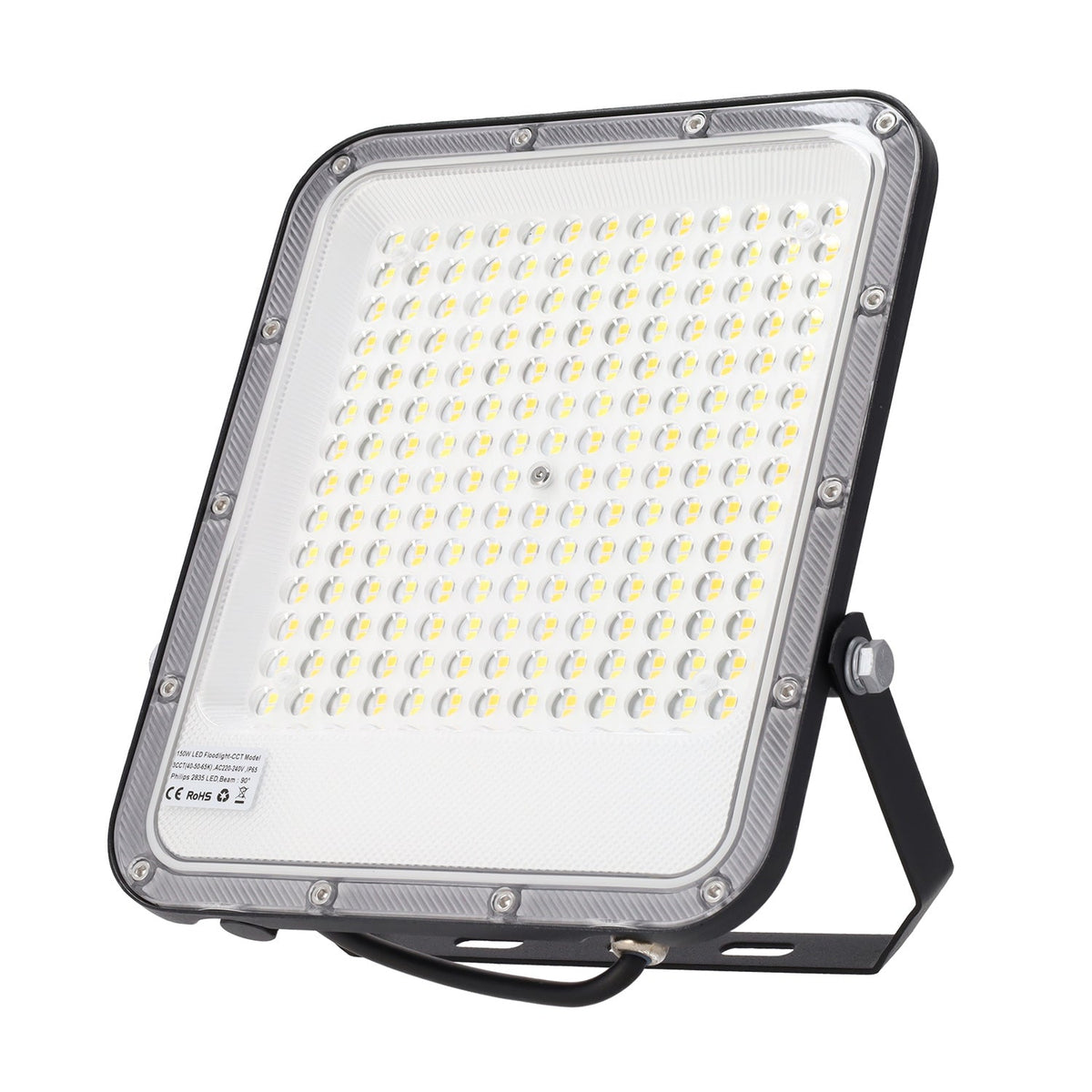 Projetor LED Spot 150W 110Lm/W 90º 220-240VAC IP65 CCT (Tom de Luz Regulável) 4000/5000/6500ºK
