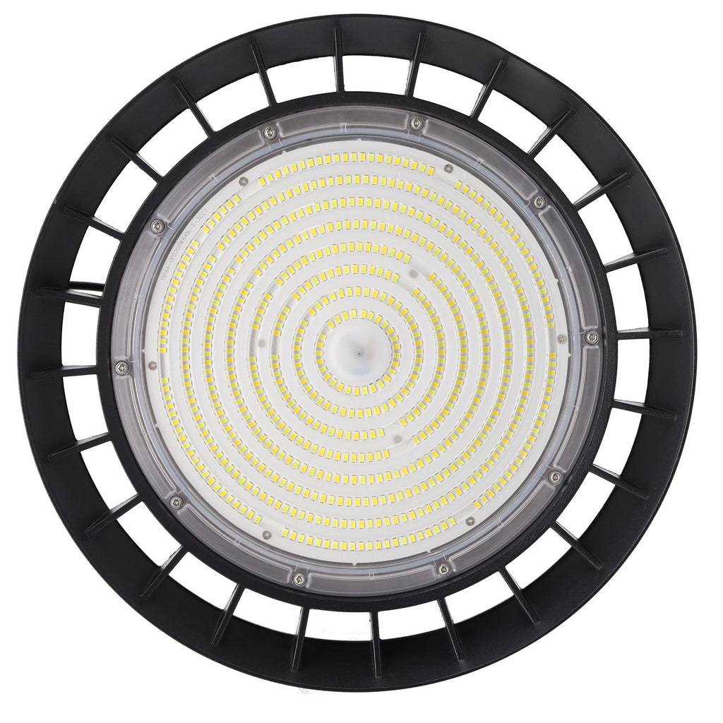 Luminária LED High Bay 200W (120W-160W-200W) 180lm/W Dimerizável, Driver Lifud 1-10V, Chip Philips, Temperatura de Cor de 90º