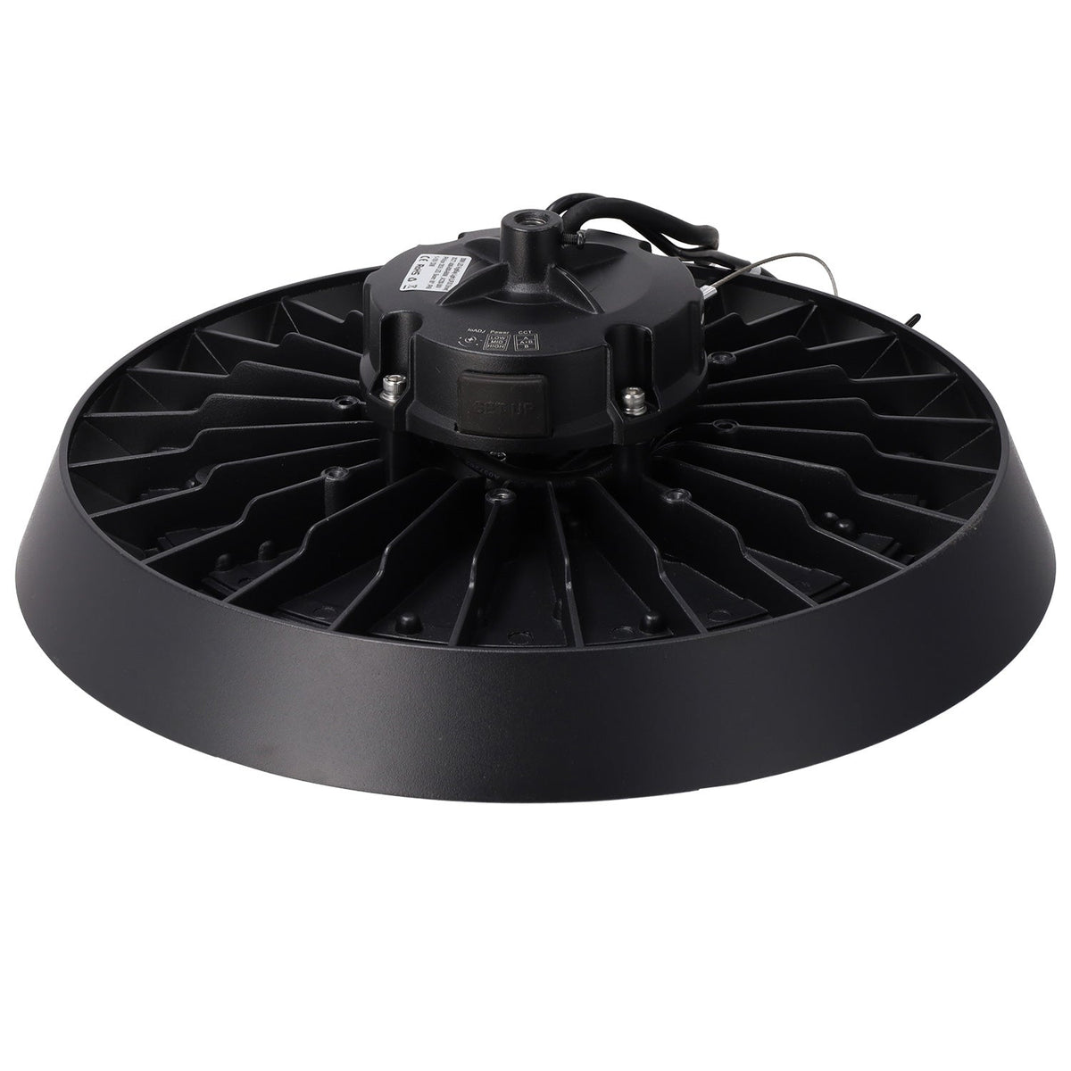 Luminária LED High Bay 200W (120W-160W-200W) 180lm/W Dimerizável, Driver Lifud 1-10V, Chip Philips, Temperatura de Cor de 90º