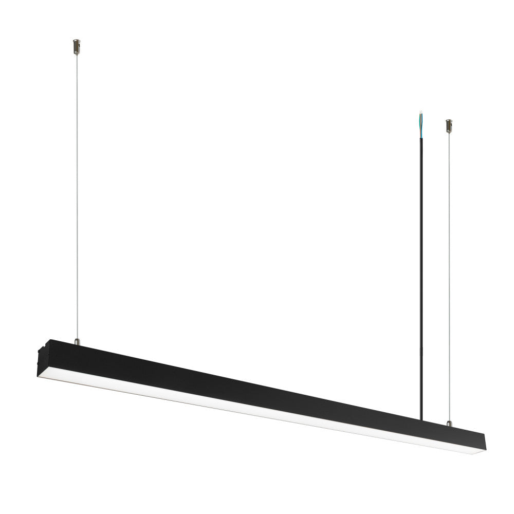 Luminária Linear Philips 2835 LED 120Cm 40W 2700ºK IP40 Acabamento Preto [1916-NSLNL1200MM-P-WW]