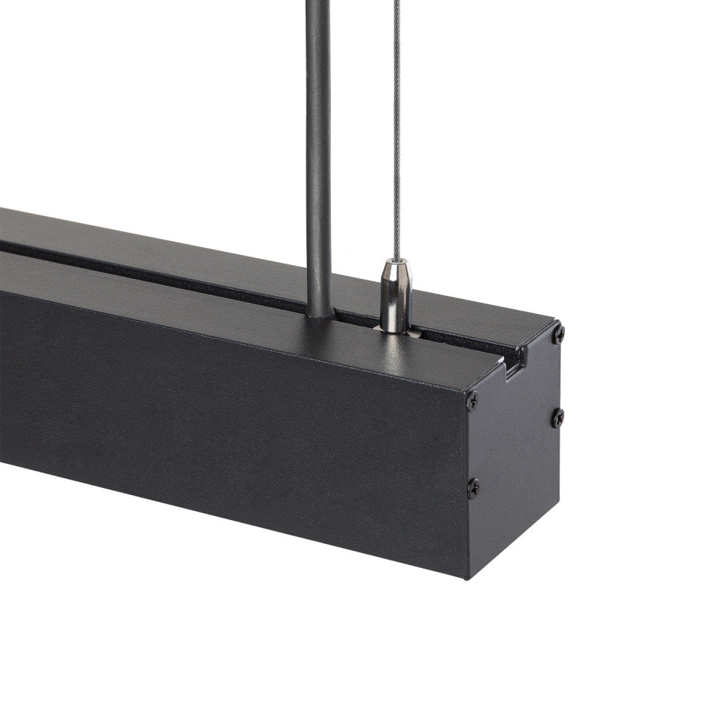 Luminária Linear Philips 2835 LED 120Cm 40W 2700ºK IP40 Acabamento Preto [1916-NSLNL1200MM-P-WW]