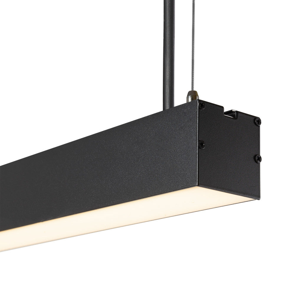 Luminária Linear LED Philips 2835 60Cm 20W 2700ºK IP40 Acabamento Preto [1916-NSLNL600MM-P-WW]