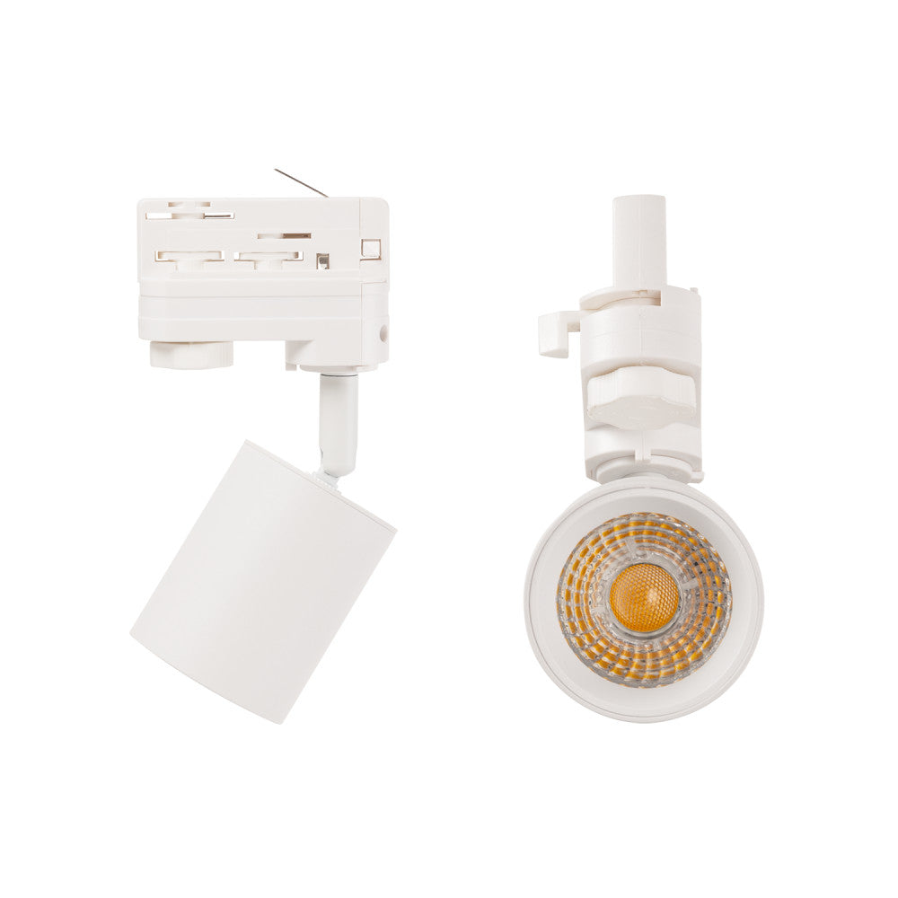 Foco Trifásico Trifásico 10W COB Ajustable Flicker Free Blanco 4000ºK [1916-TL-10W-TW]