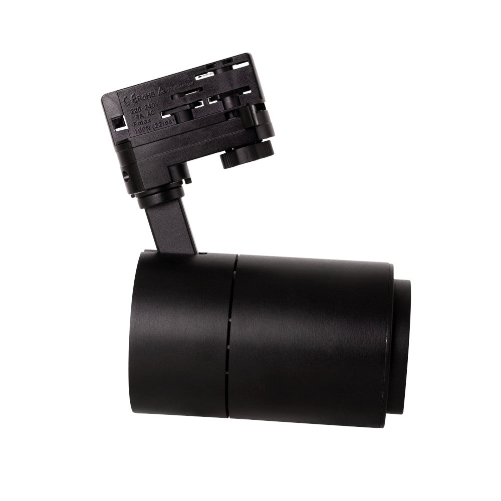 LED-Stromschienenstrahler, Multiwinkel, 30W, 2700Lm, CRI90, 3CCT, 3-Phasen, 40.000H [1916-TRL30W]