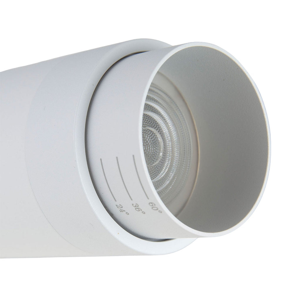 LED-Strahler mit Mehrfachwinkel 30W 2700Lm CRI38 3CCT 3-Phasen 40.000H [1916-TRL30W-W]