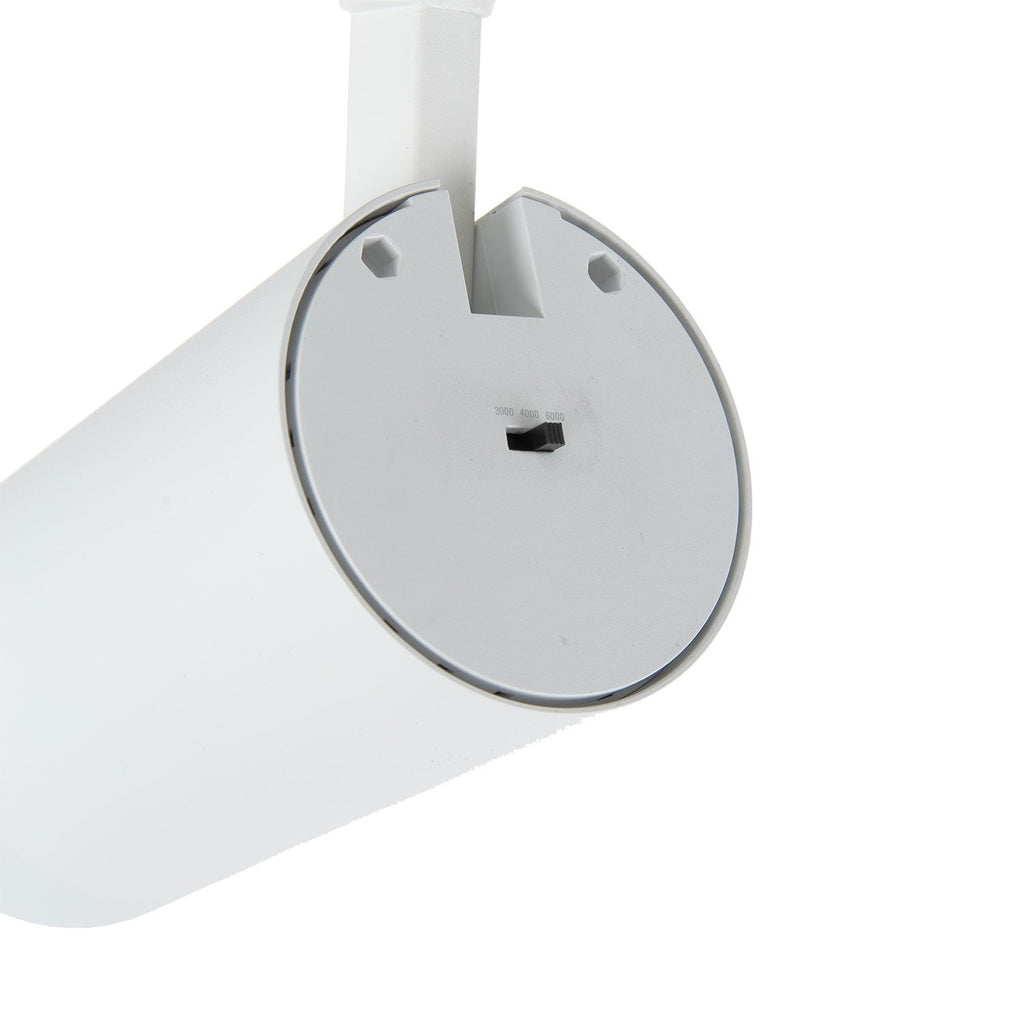 LED-Strahler mit Mehrfachwinkel 30W 2700Lm CRI38 3CCT 3-Phasen 40.000H [1916-TRL30W-W]