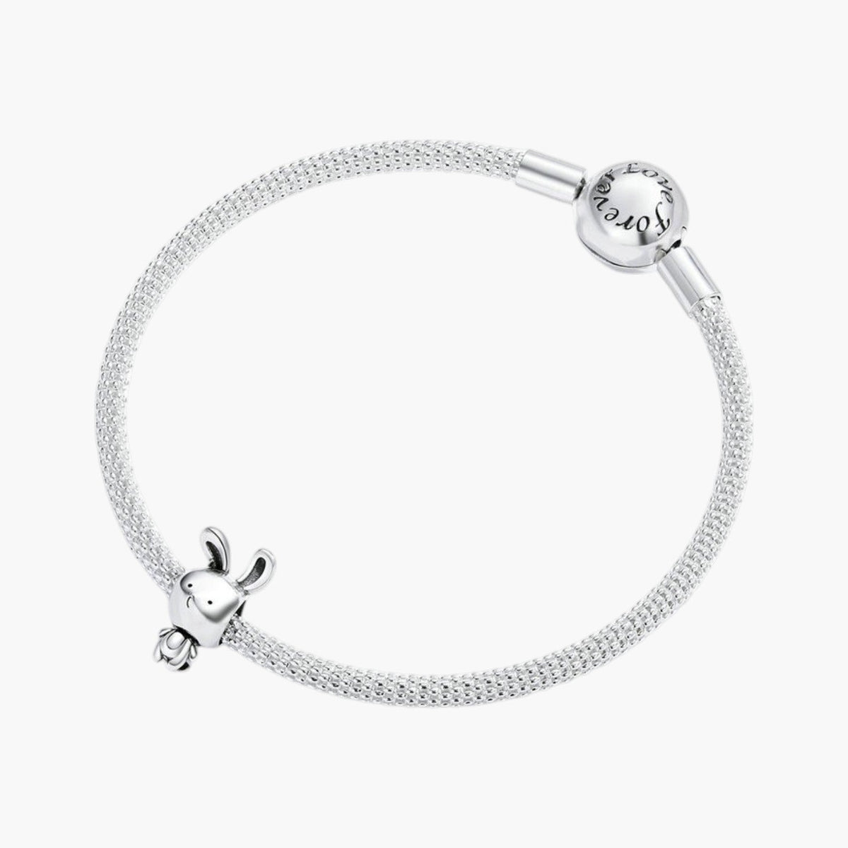 Charm Bunny em Prata de Lei 925