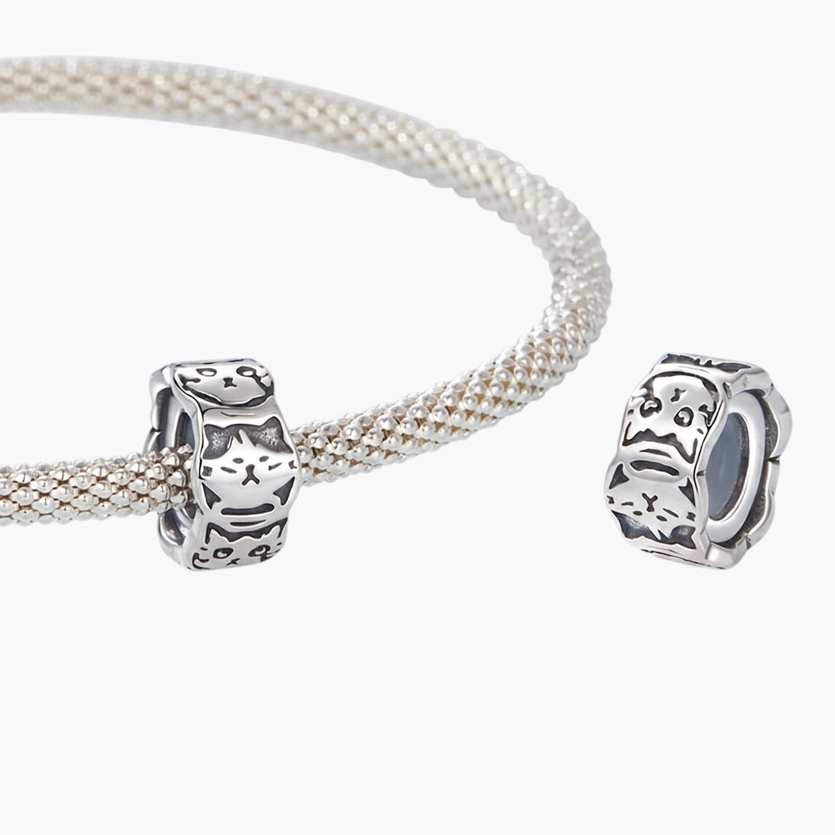 Charm Gatinho em Prata de Lei 925
