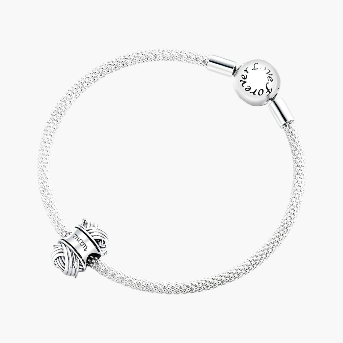 Charm Novelo de Lã em Prata de Lei 925