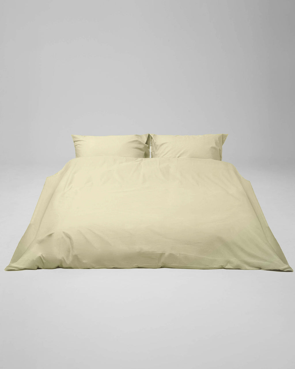 Fitted sheet - 200 threads percale (Light Yellow)