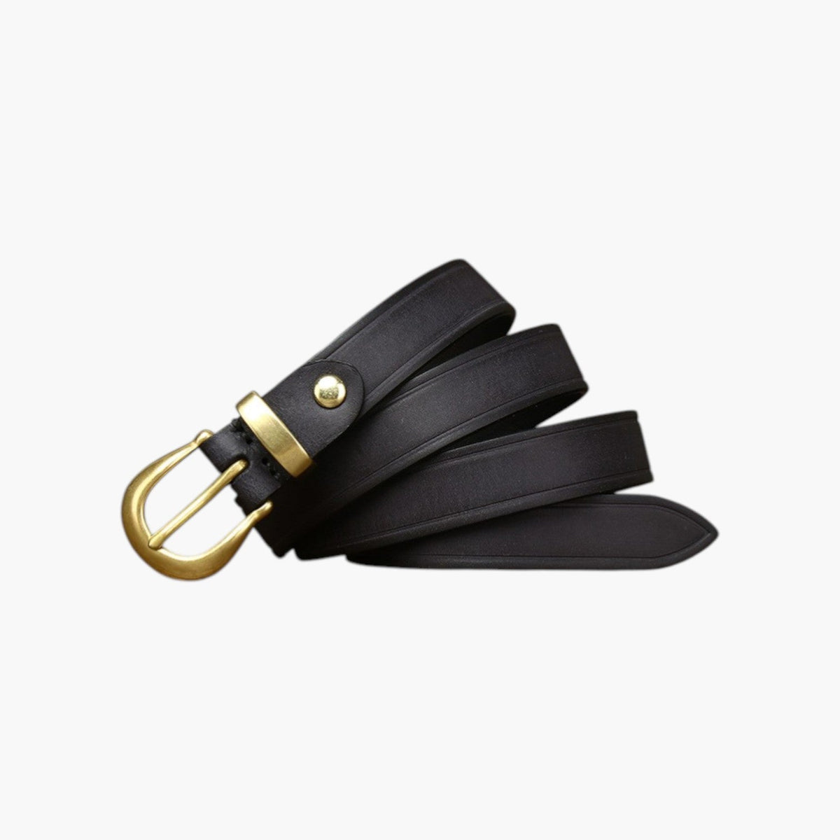 Retro-Gürtel aus echtem Leder für Damen