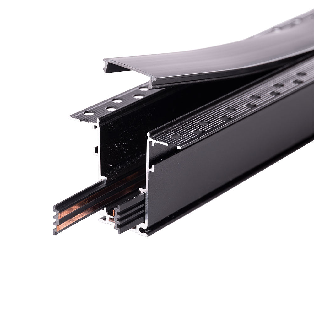 Trilha Magnético Recesso 20Mm Preto 2M