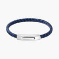 Armband aus Leder und Edelstahl 316L