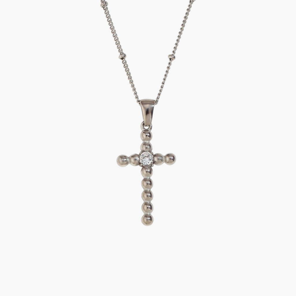 Halskette Kreuz aus Edelstahl 316L