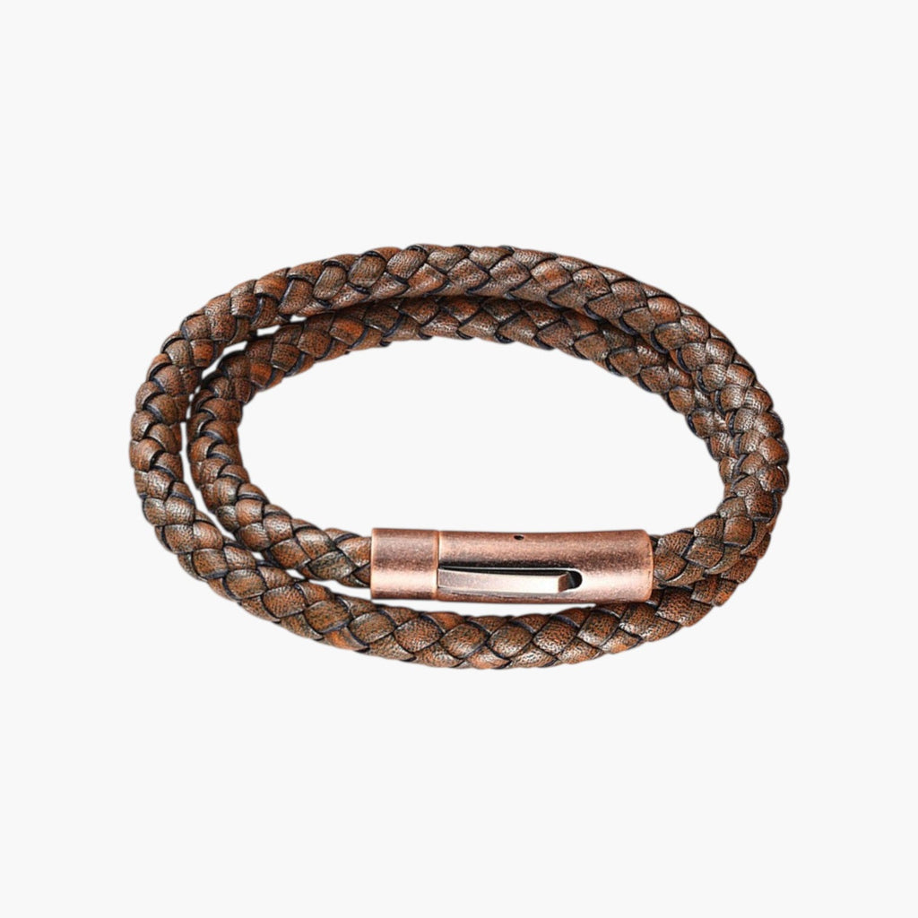 Lederarmband und Edelstahl
