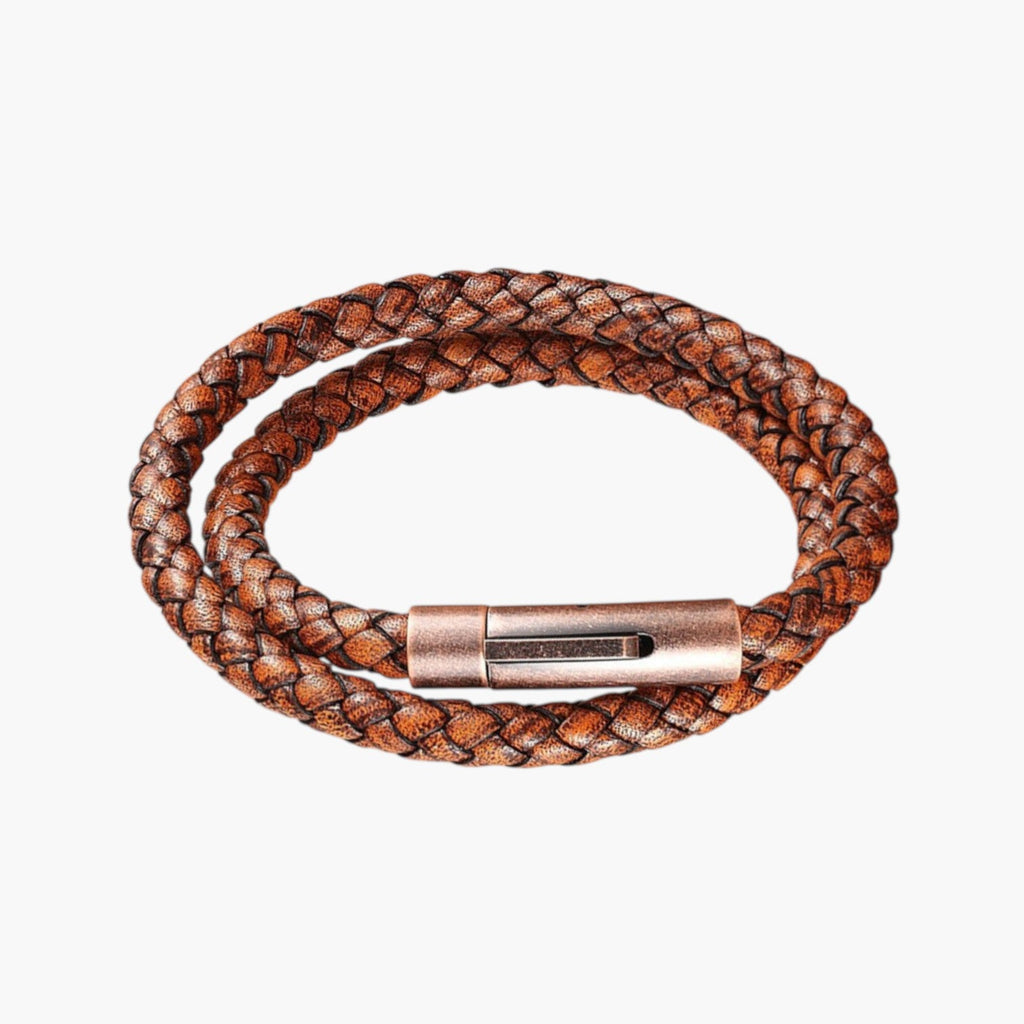 Lederarmband und Edelstahl