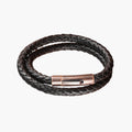 Lederarmband und Edelstahl