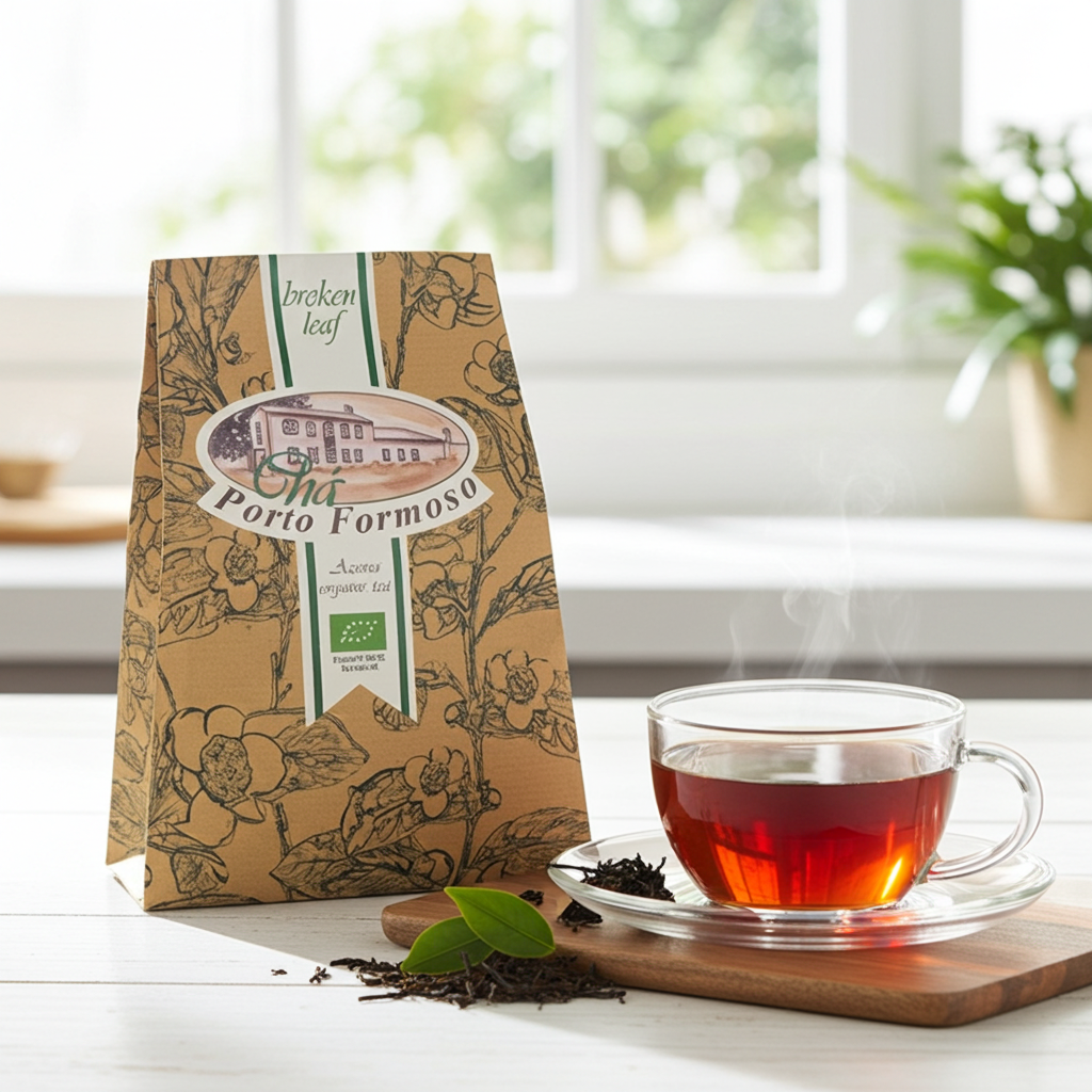 80g Broken Leaf Premium Black Tea – Porto Formoso Azores – Organic Loose Leaf