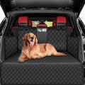 Waterproof Dog Car Seat Hammock – Rear Seat Pet Protector Mat with Non-Slip Backing