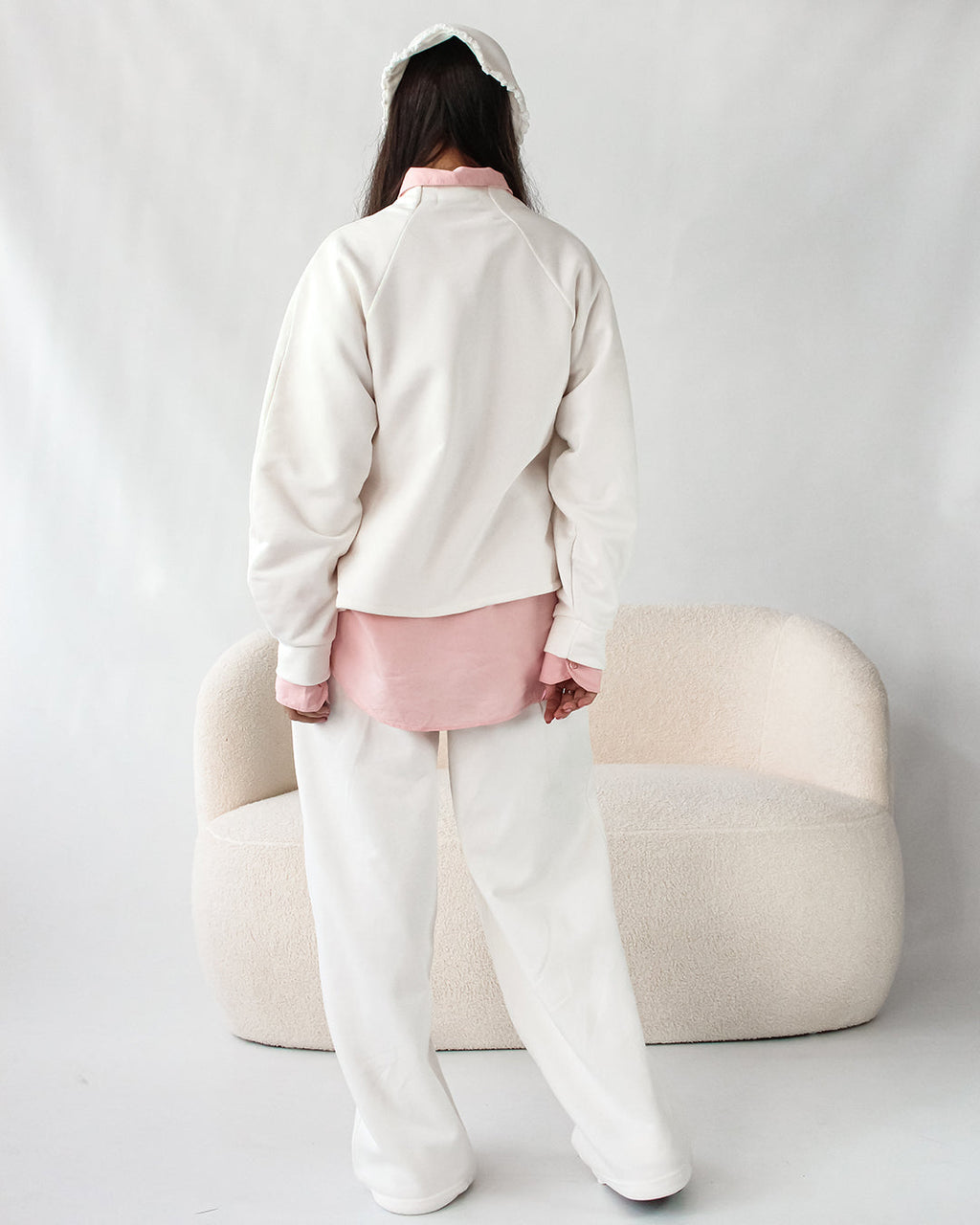 Hose | Weiße Wide-Leg-Hose