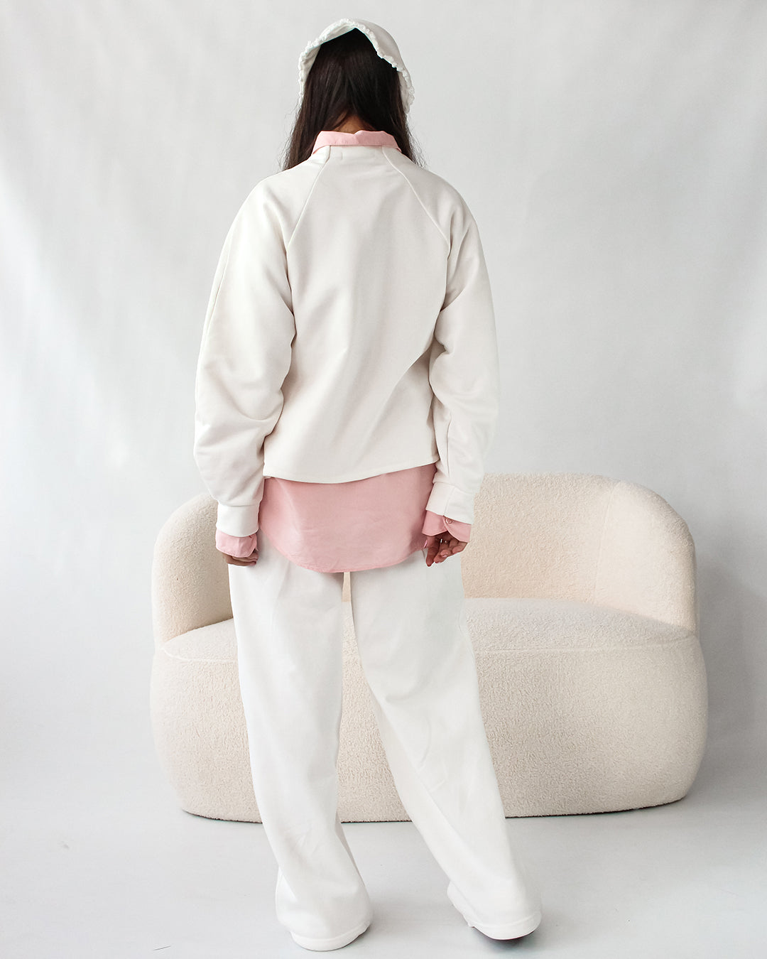 Hose | Weiße Wide-Leg-Hose