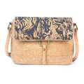 Cork and Coffee Bean Fusion Unisex Crossbody Bag BAG-2289