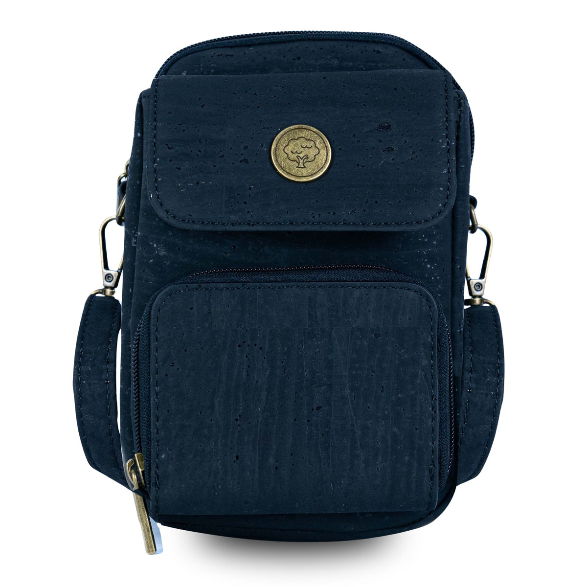Kork Crossbody Handytasche – Leichte vegane Umhängetasche mit mehreren Fächern BAG-2364