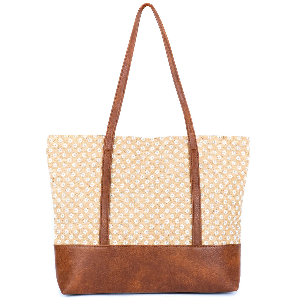 Bolso tote de corcho con asas de piel vegana BAG-2371