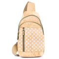 Cork Sling Bag with Adjustable– Floral & Geometric Patterns BAG-2374