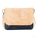 Bolso de Hombro Cruzado de Corcho – Bolso Vegano de Corcho con Cierre de Cremallera | BGBP-115