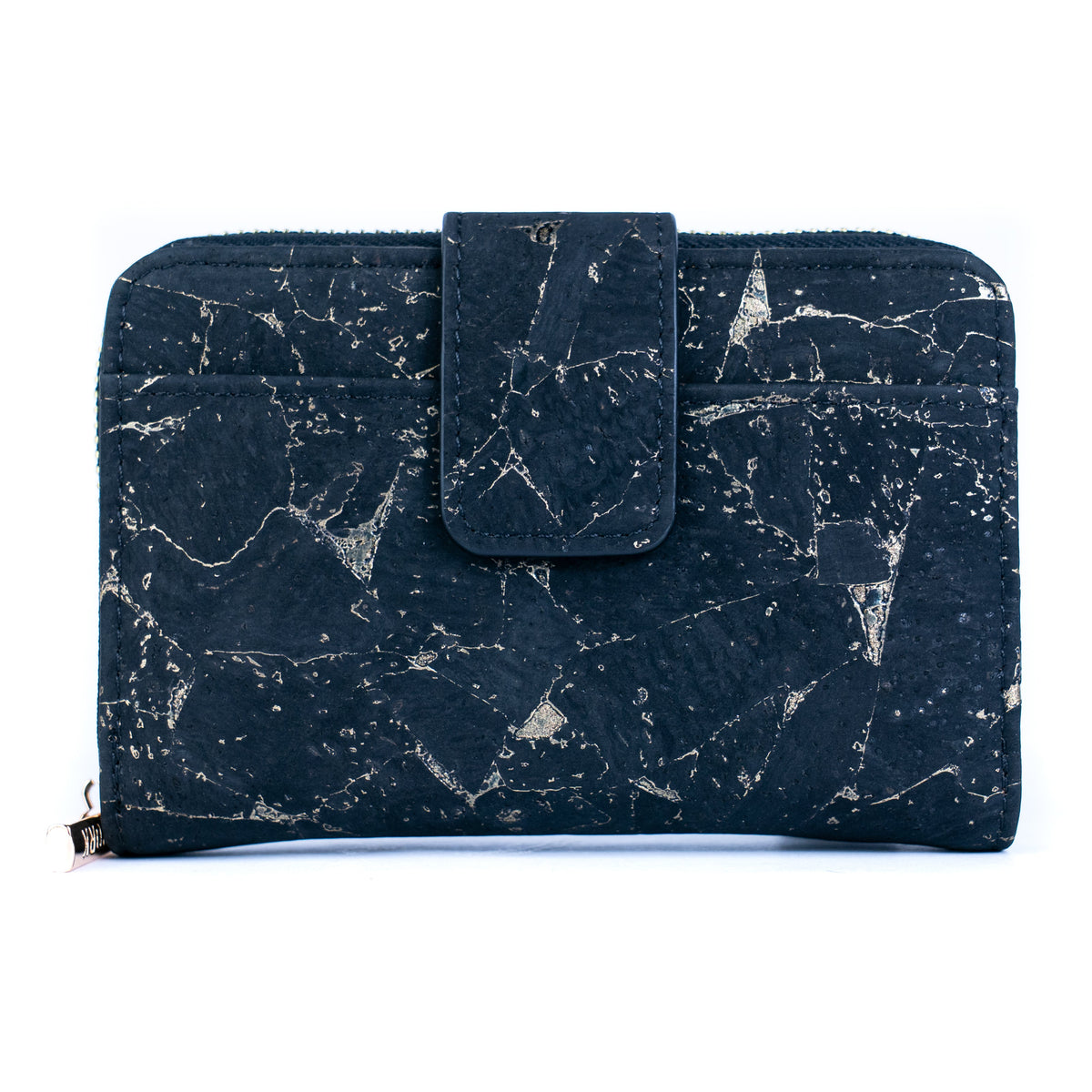 Natural Cork Zip-Around Wallet for Women BAG-2202