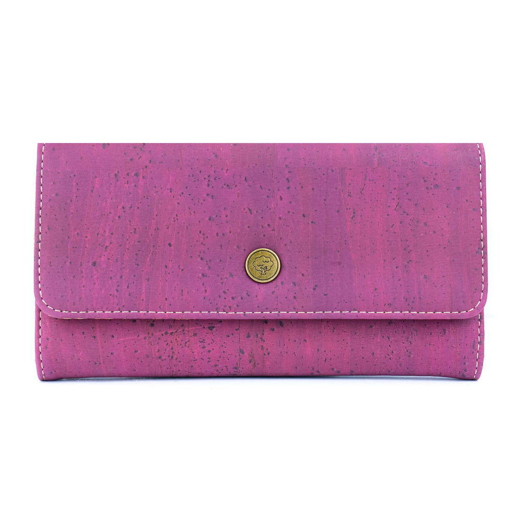 Women’s Natural Cork Long Wallet BAG-2351