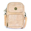 Kork Crossbody Handytasche – Leichte vegane Umhängetasche mit mehreren Fächern BAG-2364