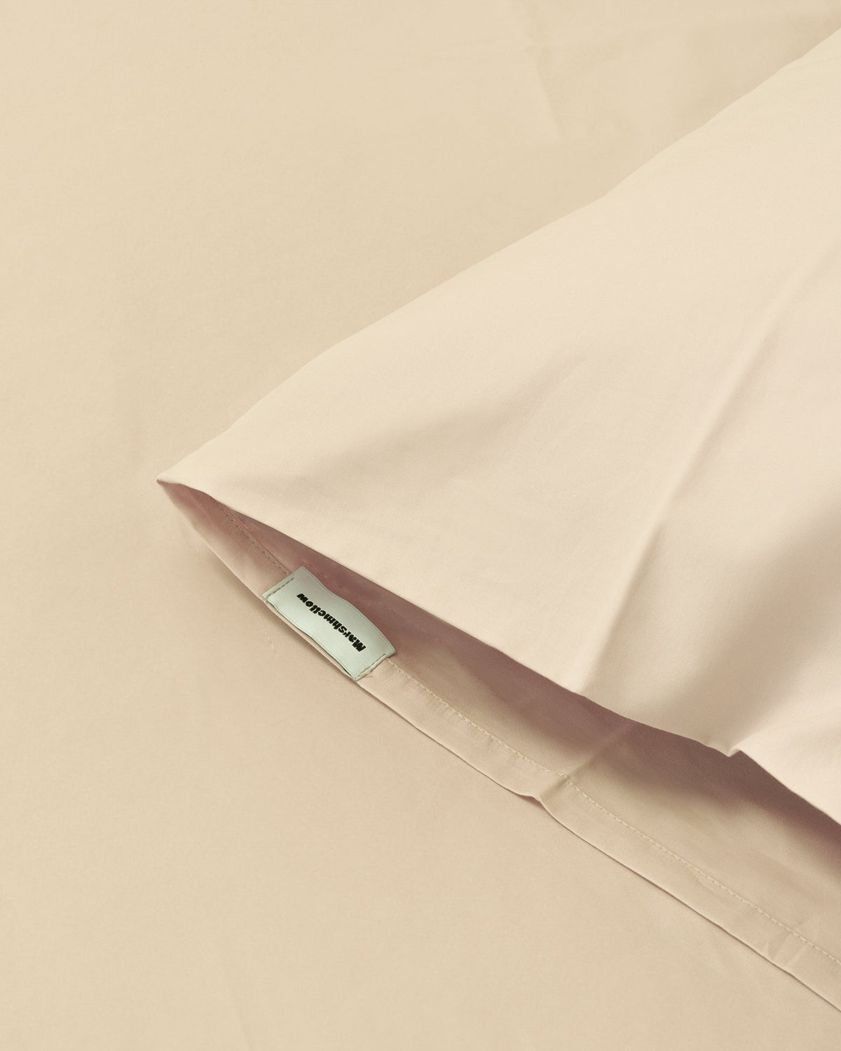 Pillowcase - 200 threads percale (Light Yellow)