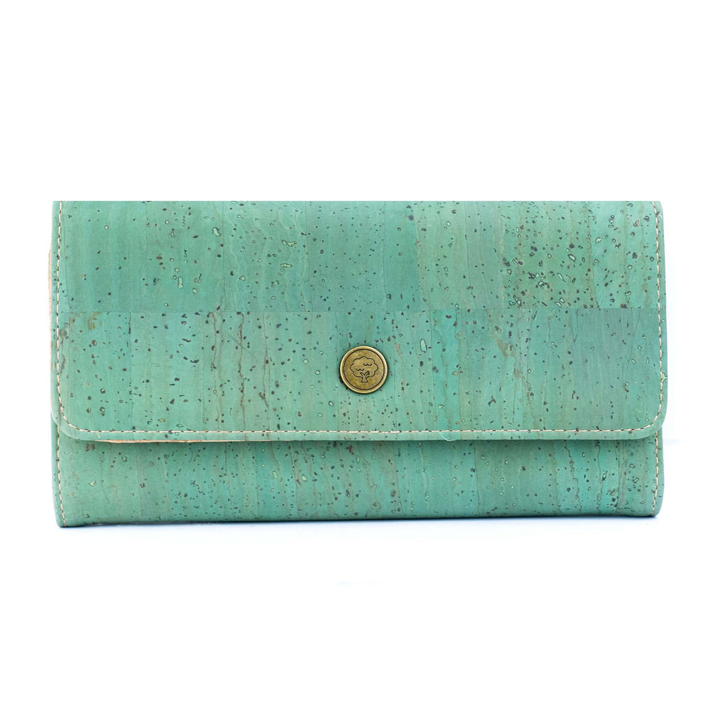 Women’s Natural Cork Long Wallet BAG-2351