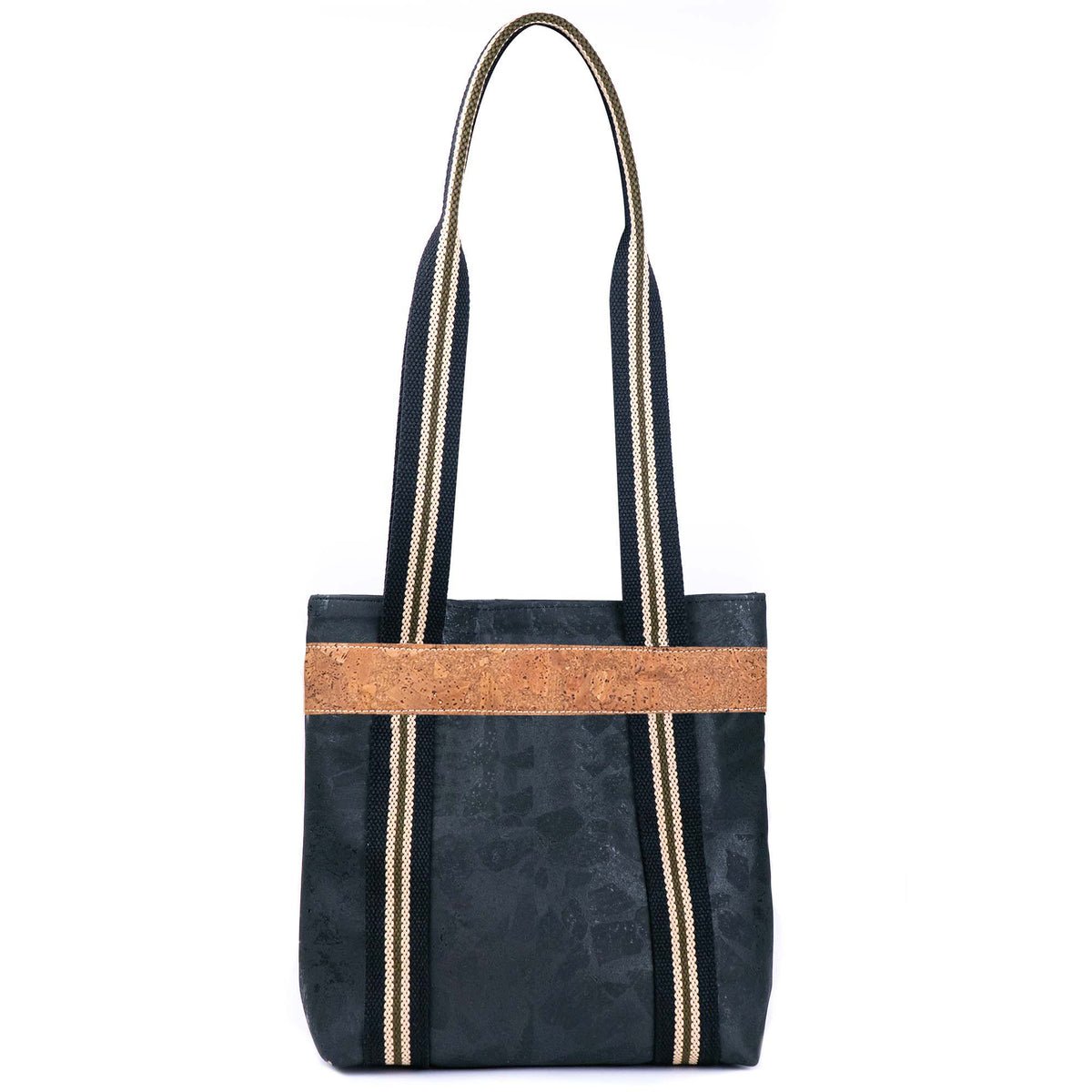 Bolso de hombro de mujer de corcho y cincha BAGP-297