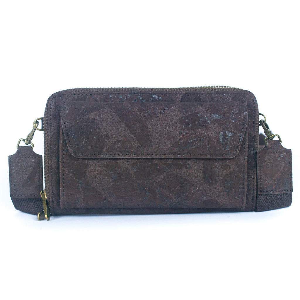 Stylish Front Pocket Cork Crossbody Wallet & Mobile Phone Bag BAG-2271